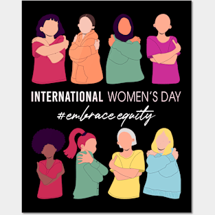 International Womens Day 2023 Embrace Equity International Womens Day Posters and Art